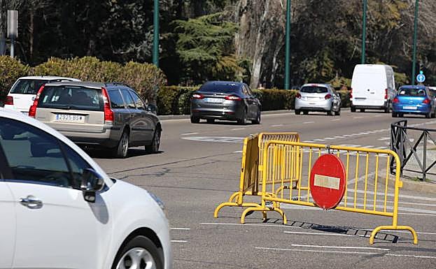 El centro de la ciudad se mantiene cortado con motivo de los altos niveles de contaminación. 