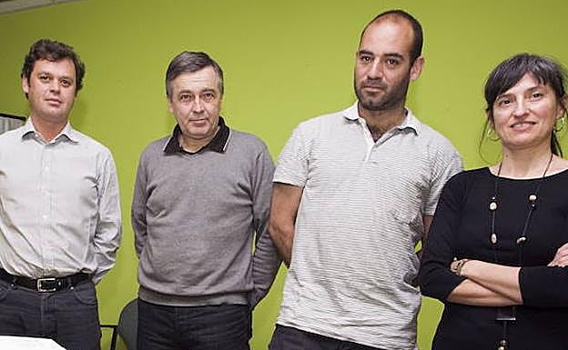 Javier Hontoria, tercero por la izquierda. 