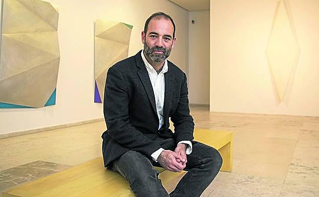 Javier Hontoria, en una sala del Museo Patio Herreriano. Alberto Mingueza