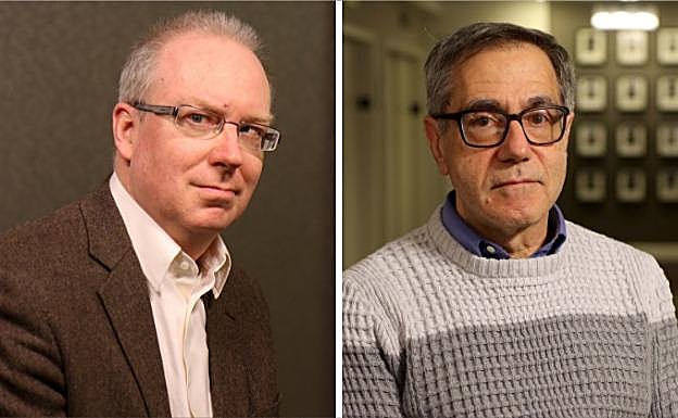 Los académicos Charles Kane y Eugene Mele.