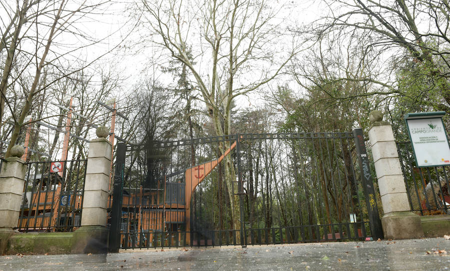 Fotos: Lluvia y viento en Valladolid