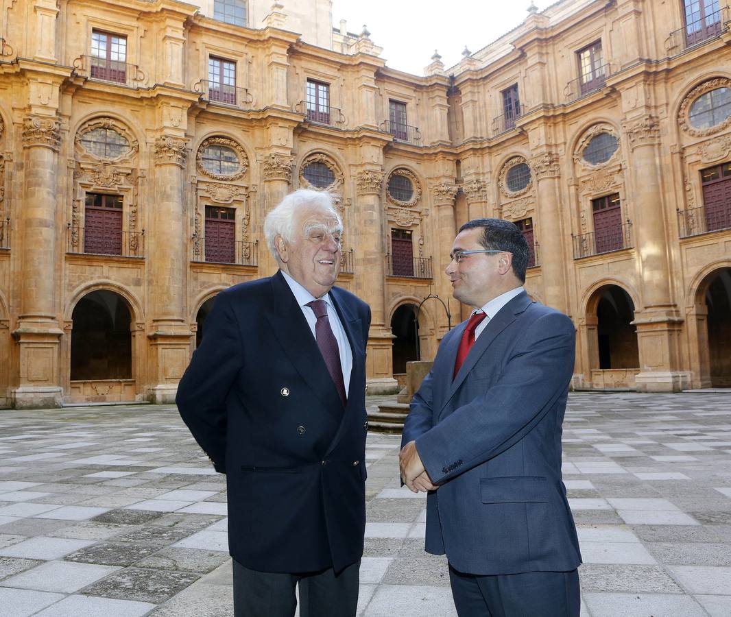 20.02.13 Daniel de Fernando y Jose María Crespo. En un debate organizado por El Norte de Castilla en la Universidad Pontifica de Salamanca con motivo del XXX Aniversario del Estatuto de Autonomía de Castilla y León.