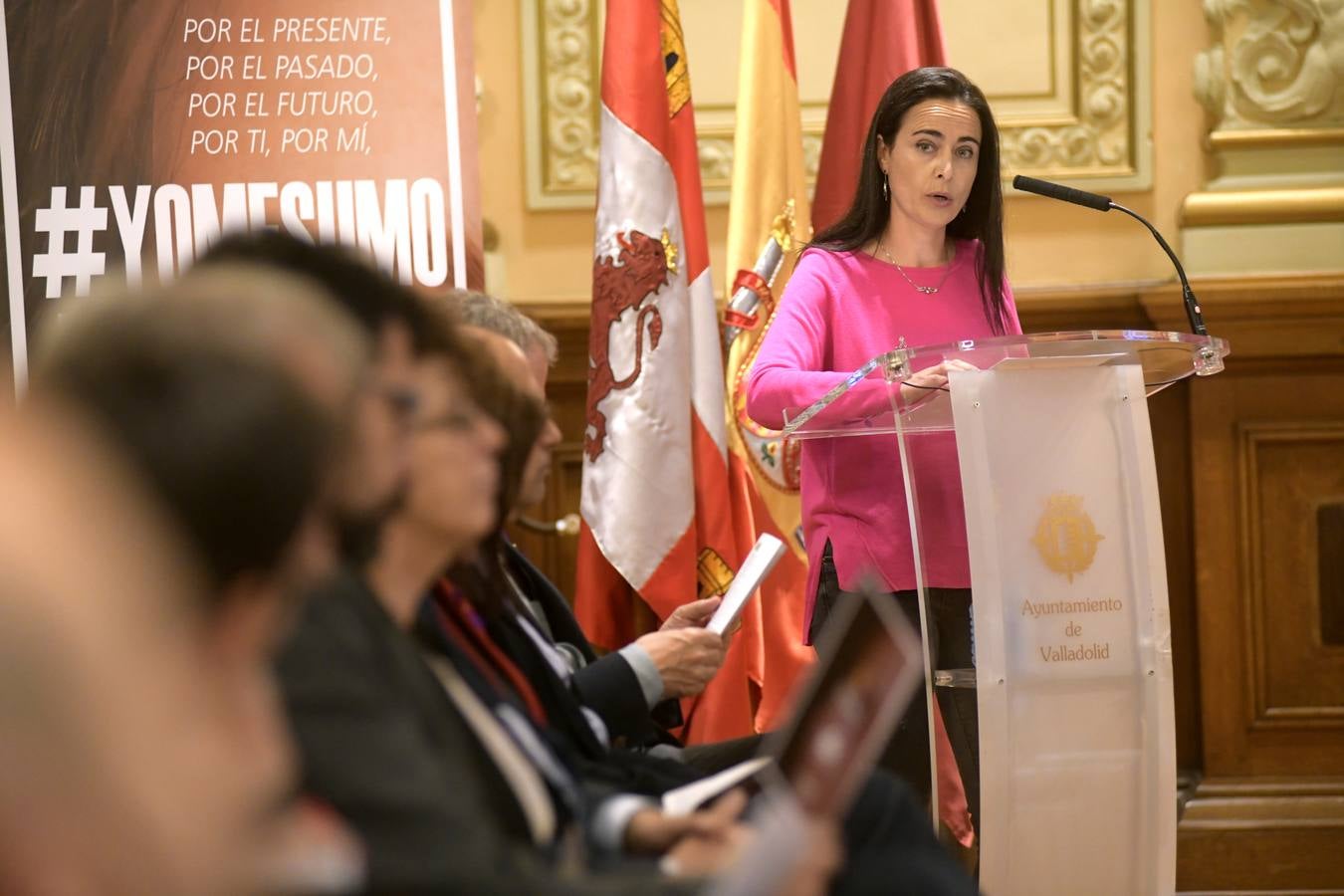 La lectura del manifiesto ha corrido a cargo de la coordinadora de UGT Renault-España, Laura del Ser Prieto