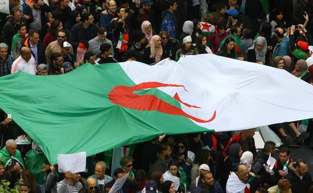 Protestas en Argelia. 