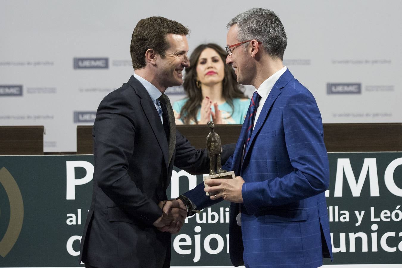 El presidente del Partido Popular estuvo arropado en el acto por numerosos cargos del PP, desde el presidente de la Junta a alcaldes de localidades de la provincia