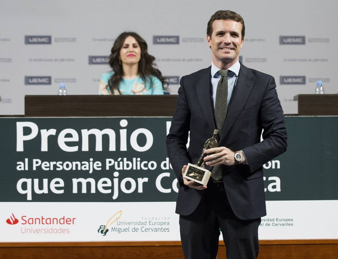 El presidente del Partido Popular estuvo arropado en el acto por numerosos cargos del PP, desde el presidente de la Junta a alcaldes de localidades de la provincia