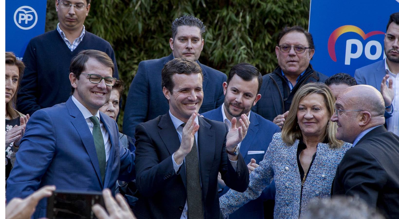 Fotos: Pablo Casado participa en un acto con militantes del Partido Popular en Valladolid