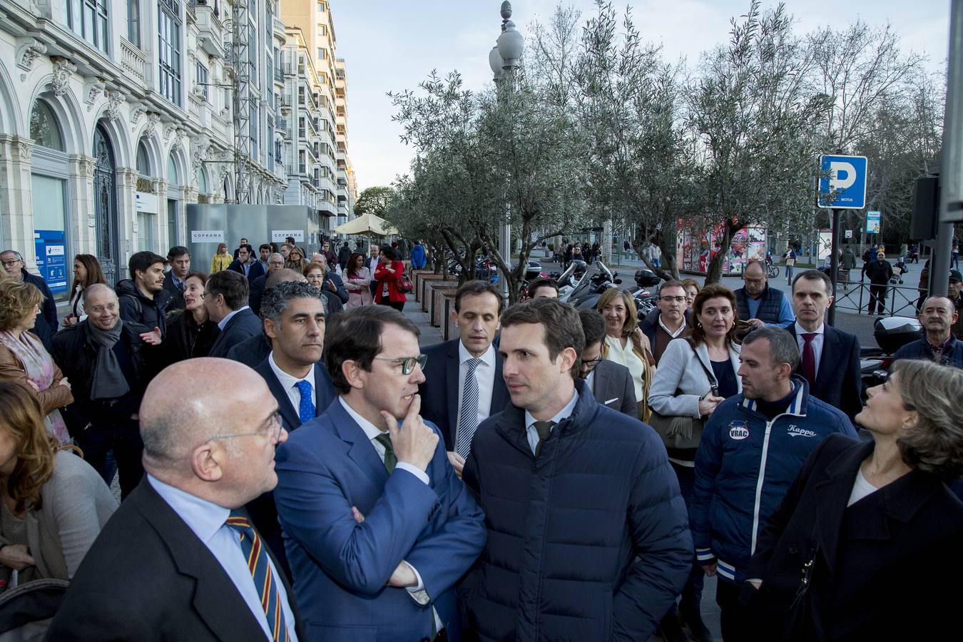 Fotos: Pablo Casado participa en un acto con militantes del Partido Popular en Valladolid