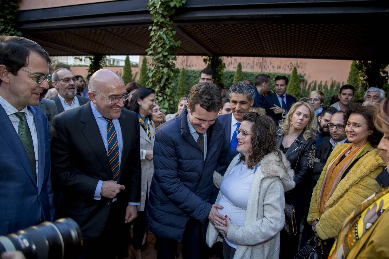 Fotos: Pablo Casado participa en un acto con militantes del Partido Popular en Valladolid