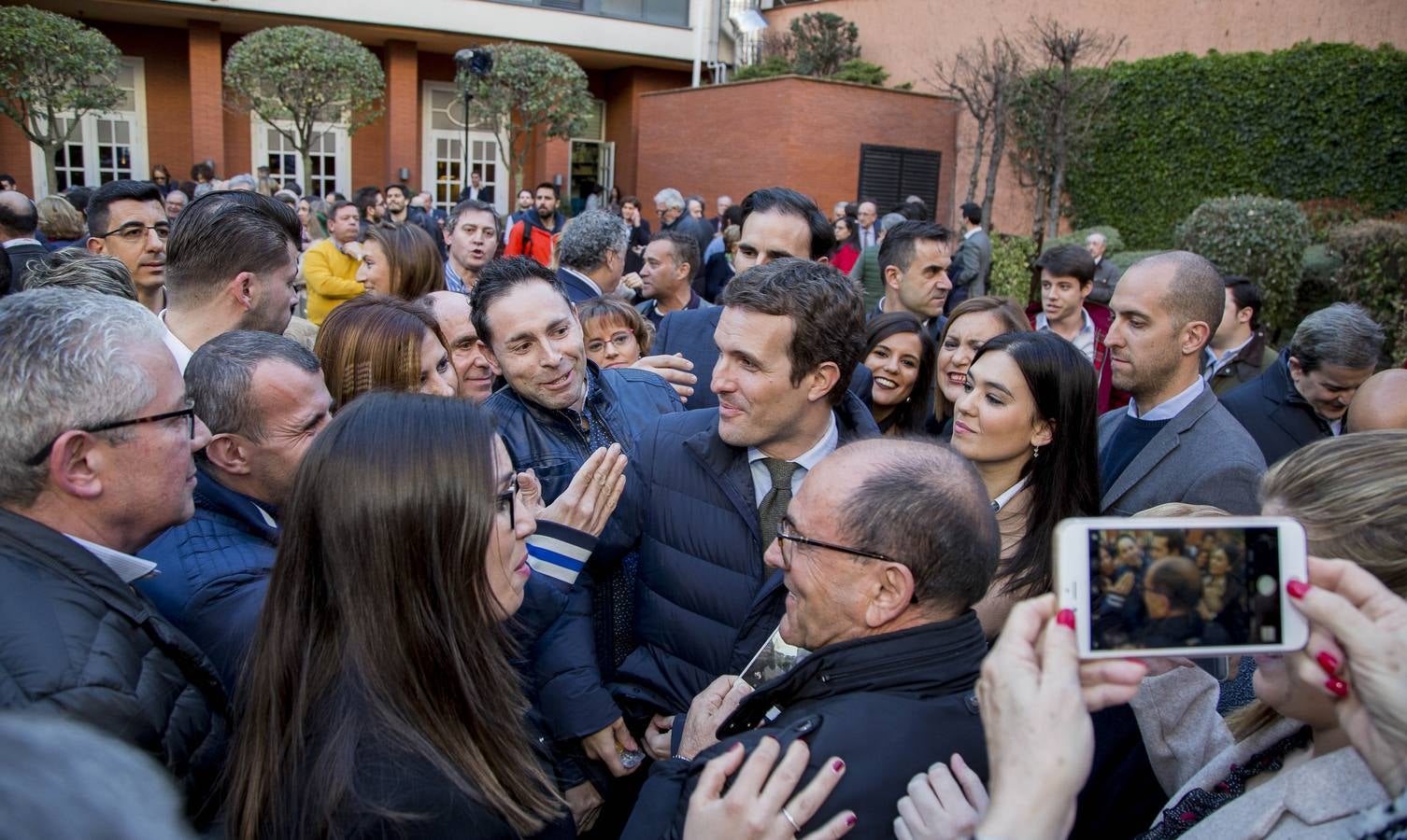 Fotos: Pablo Casado participa en un acto con militantes del Partido Popular en Valladolid
