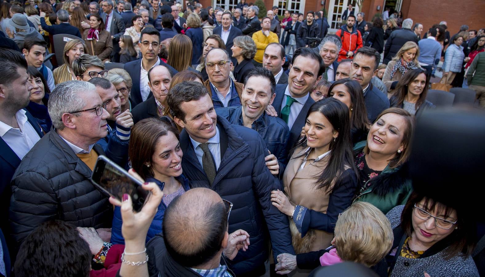 Fotos: Pablo Casado participa en un acto con militantes del Partido Popular en Valladolid