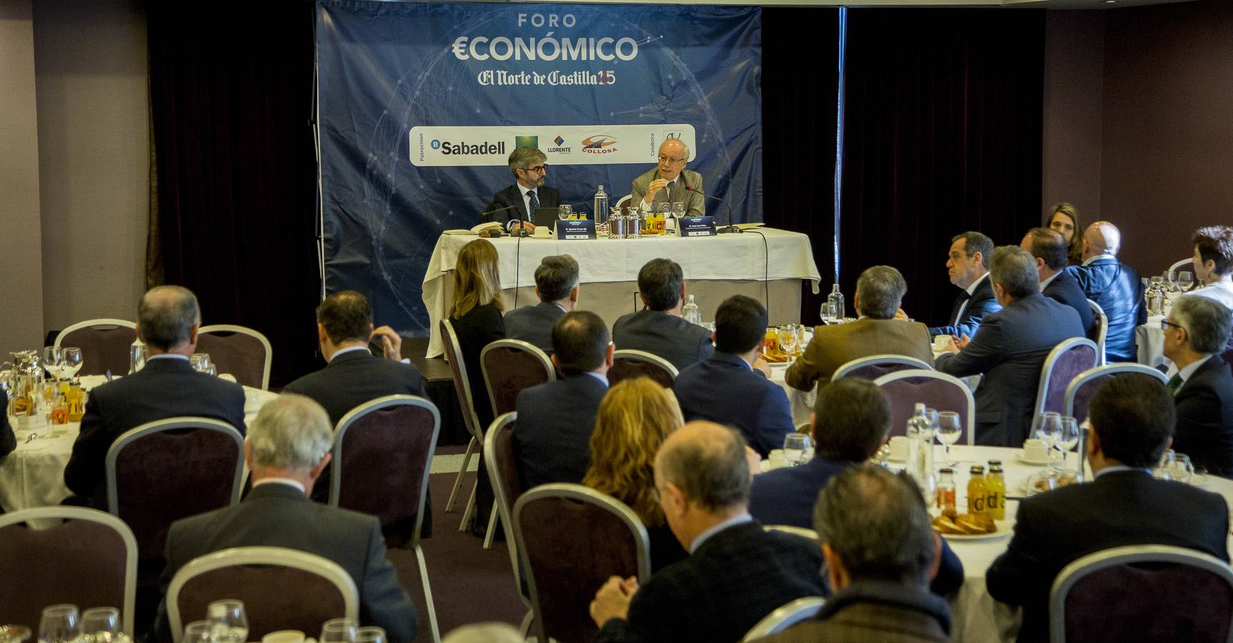 El presidente del Instituto de Estudios Económicos (IEE) ofreció la conferencia 'Situación y perspectivas de la economía española'