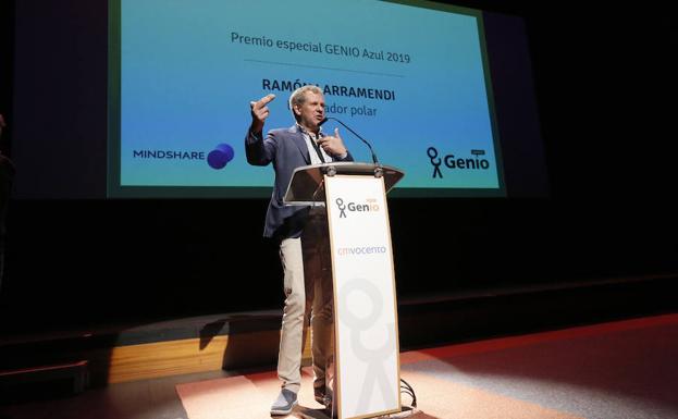 Ramón Larramendi, premio especial Genio Azul 2019.