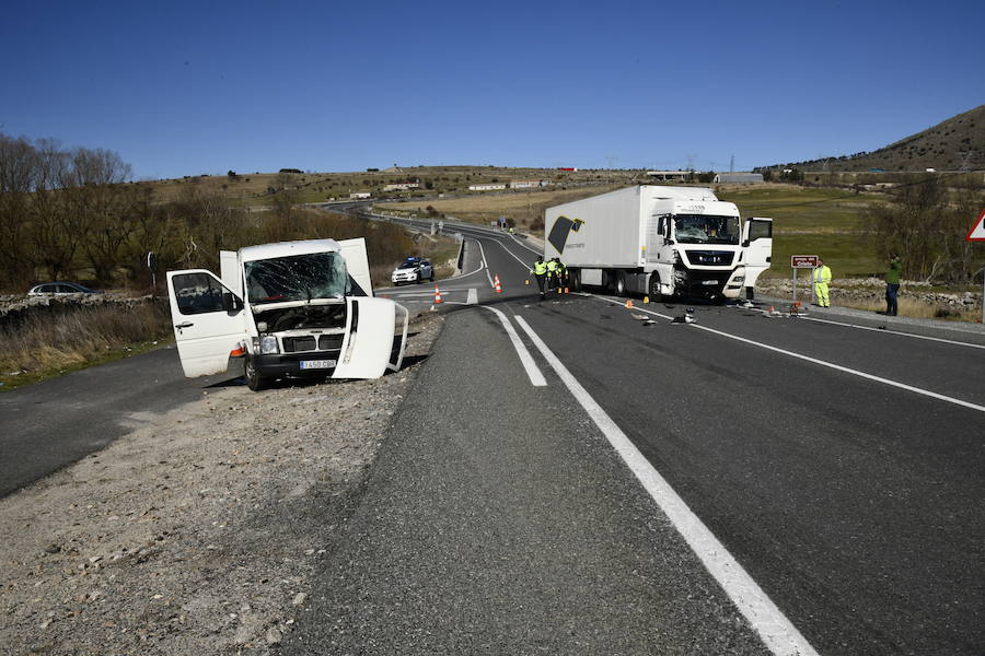 Fotos: Accidente mortal en la N-VI en El Espinar