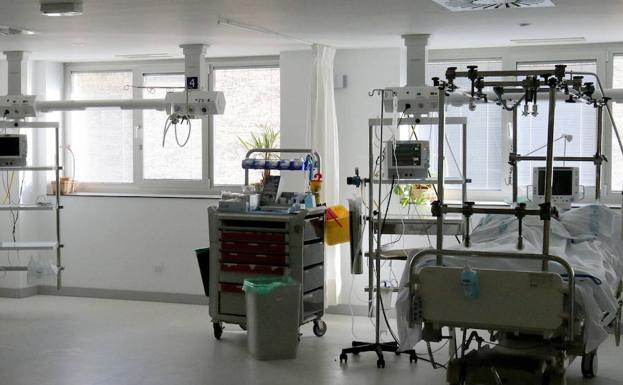 Interior del Hospital. 