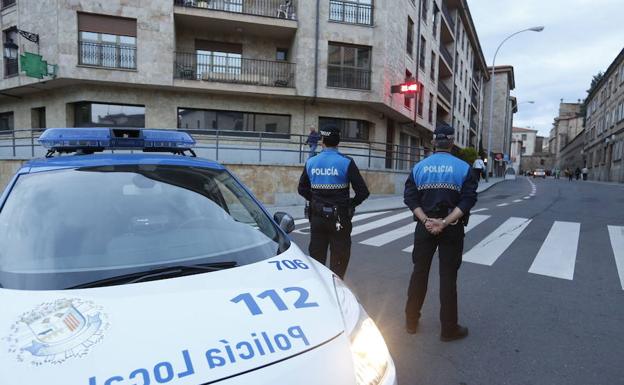 Agentes de la Policía Local de Salamanca.