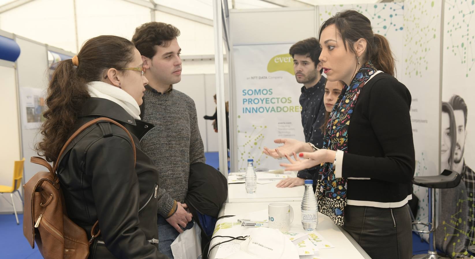 Inauguración de FIBEST, foro de empleo para estudiantes.