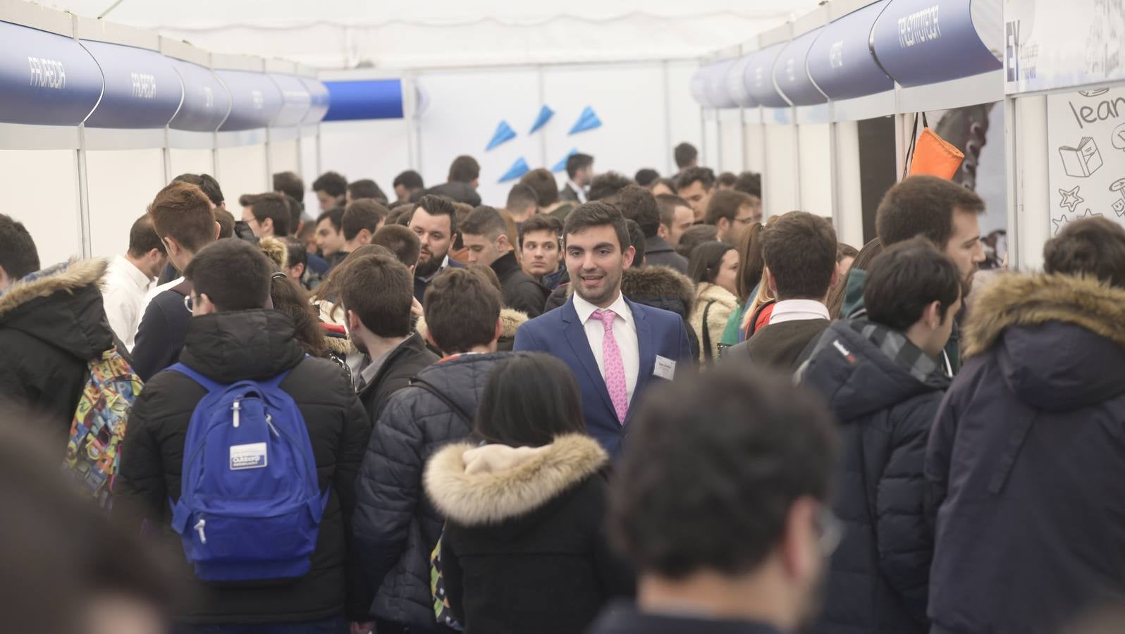 Inauguración de FIBEST, foro de empleo para estudiantes.