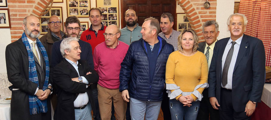 Miembros de la patronal de la madera, durante la celebración de ayer.