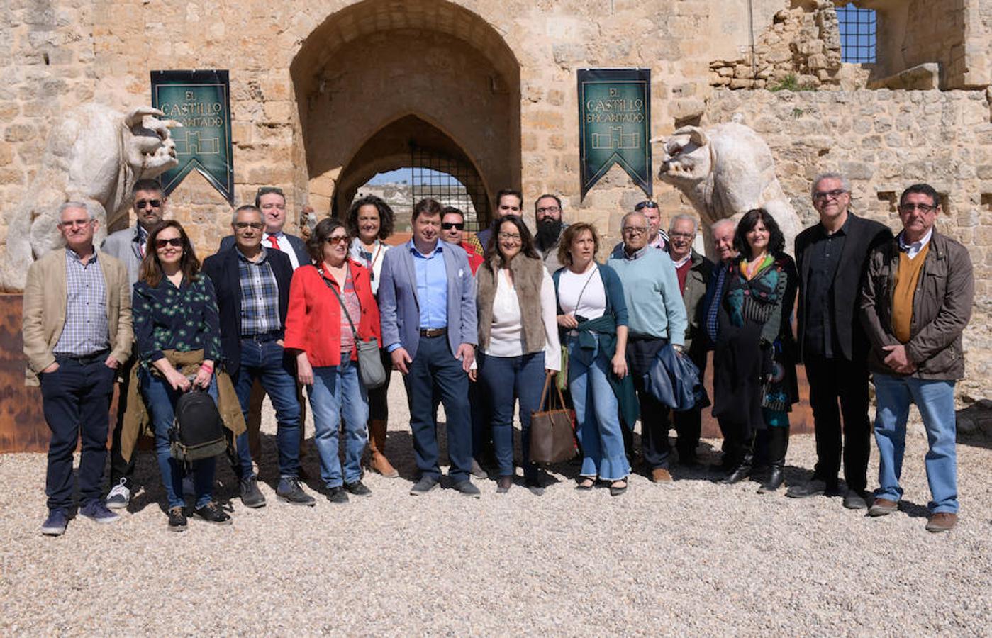 Inauguración del castillo encantado de Trigueros del Valle.