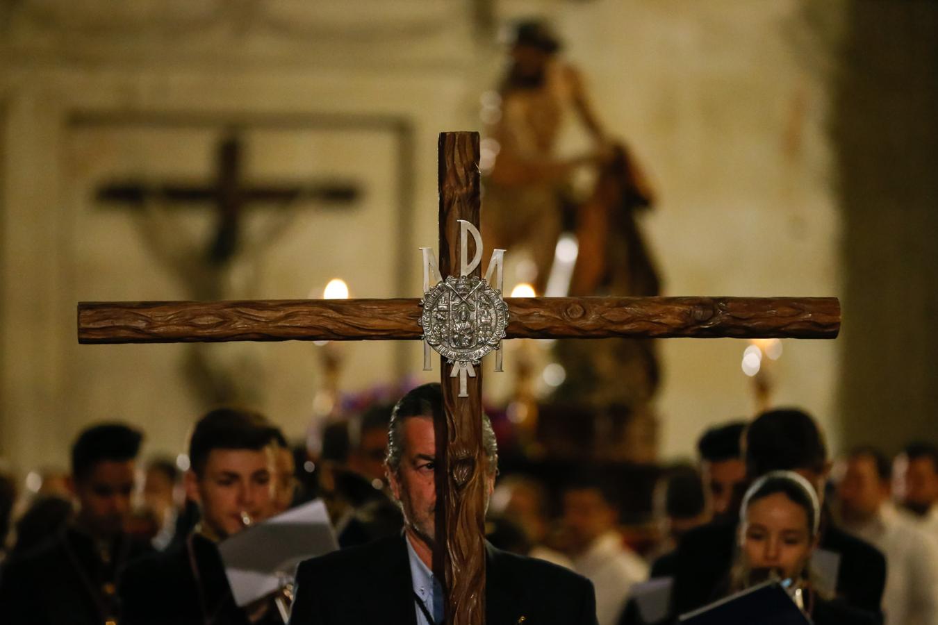 Via Cruis de Jesús Flagelado en la Clerecía de Salamanca.