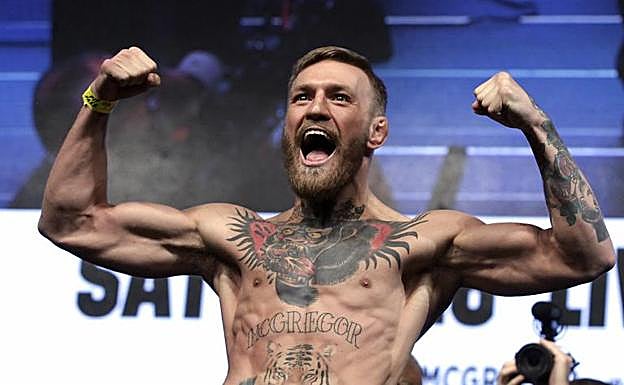 Conor McGregor, antes de un combate en Las Vegas. 