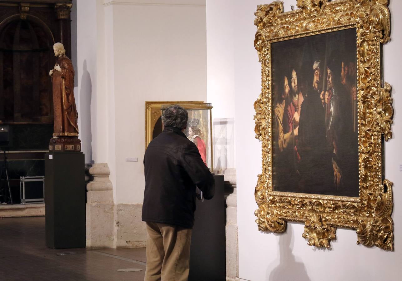 La muestra, abierta hasta el 23 de abril, repasa la visión de artistas como Juan de Juni, Berruguete o Santiago Bellido y Pedro Guerra 