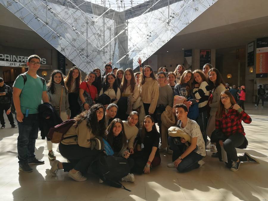 Alumnos de cuarto de la ESO del colegio San José de Valladolid.