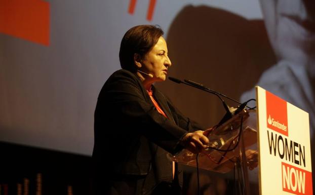 La premio Nobel de la Paz Shirin Ebadi.