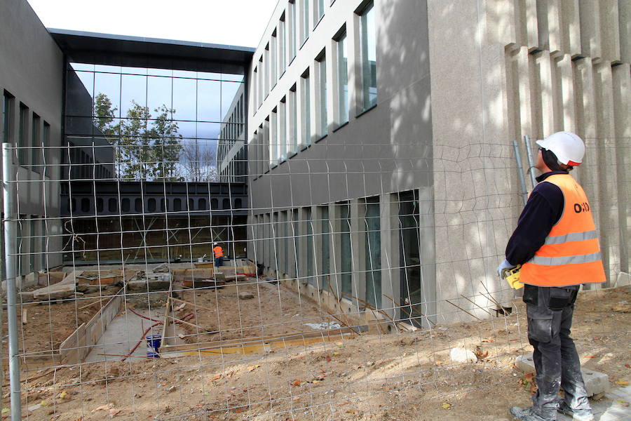 Obras de la segunda fase del campus María Zambrano de Segovia.