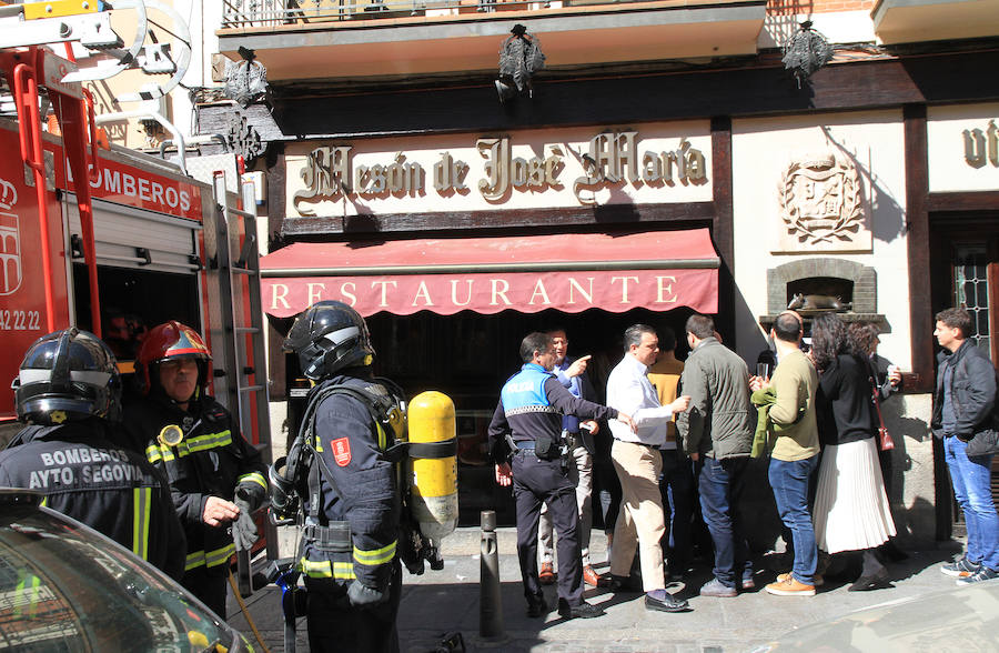 Fotos: Susto en la calle Cronista Lecea