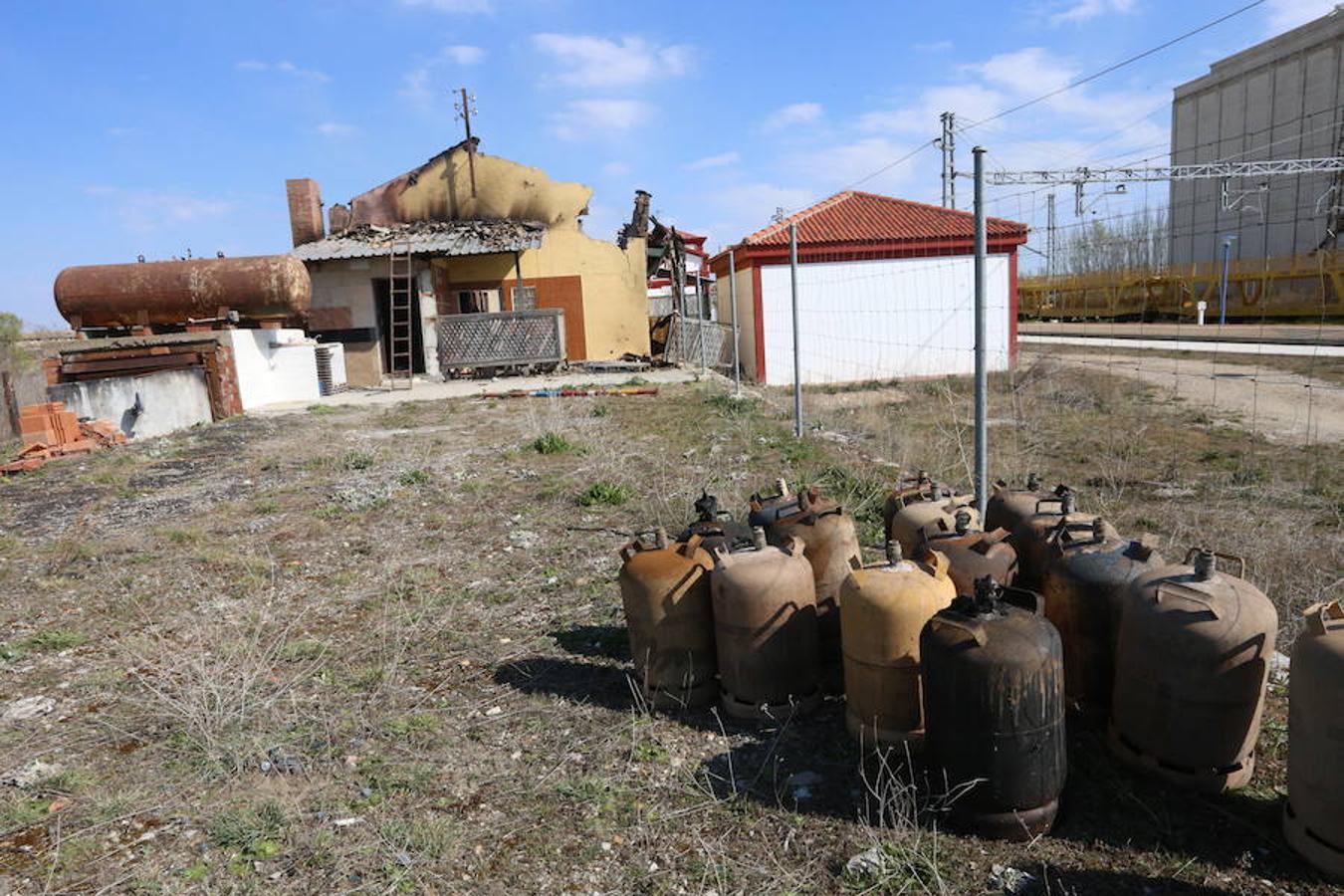 Fotos: Las imágenes del Albergue Canal de Castilla de Frómista tras el incendio