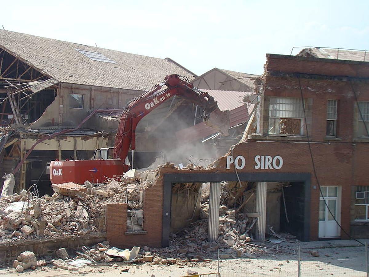 Se cumplen cinco años del derribo de la factoría galletera aguilarense, buque insignia de la industria agroalimentaria palentina.