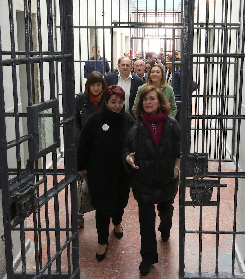 Fotos: Visita a Segovia de la vicepresidenta del Gobierno, Carmen Calvo