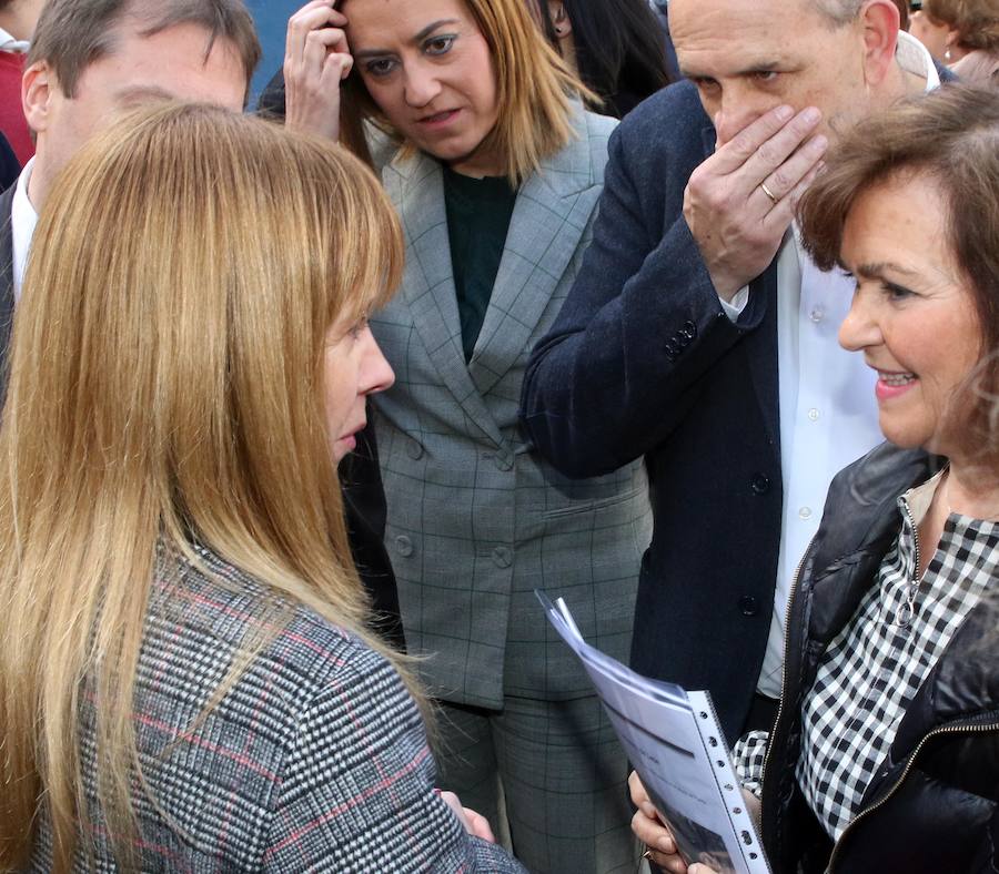 Fotos: Visita a Segovia de la vicepresidenta del Gobierno, Carmen Calvo