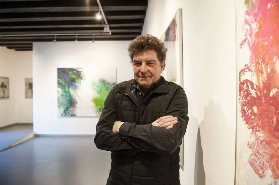 Javier García Prieto, en la exposición en el Palacio de Quintanar, en Segovia, el año pasado. 