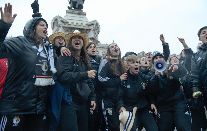 Fotos: Celebración del ascenso de de El Salvador femenino