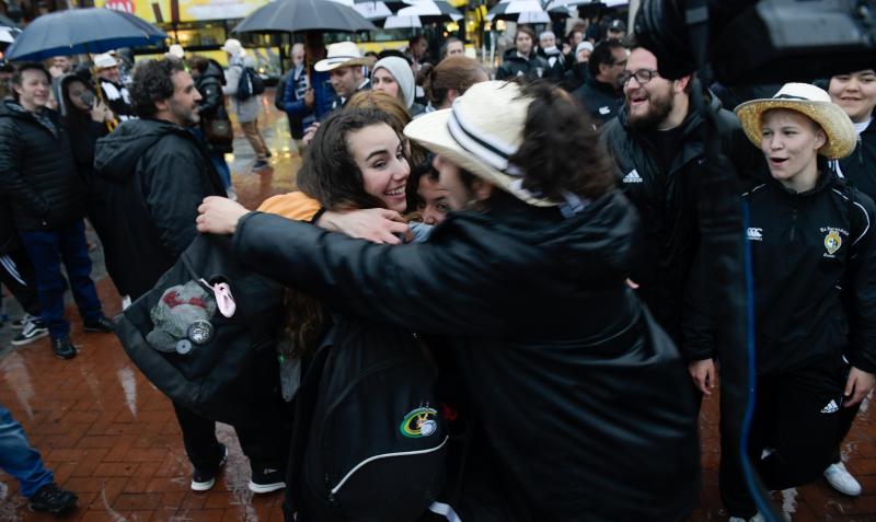 Fotos: Celebración del ascenso de de El Salvador femenino