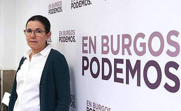 Dolores Martín-Albo, candidata de Unidas Podemos al Congreso en la provincia de Burgos. 