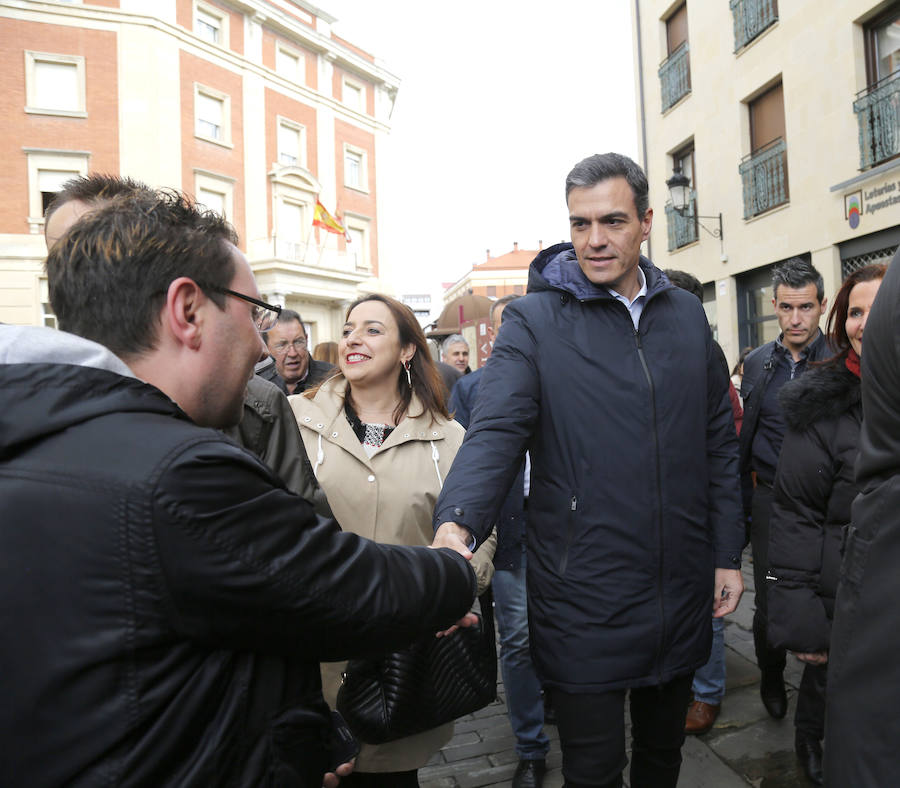 Fotos: Pedro sanchez visita Palencia