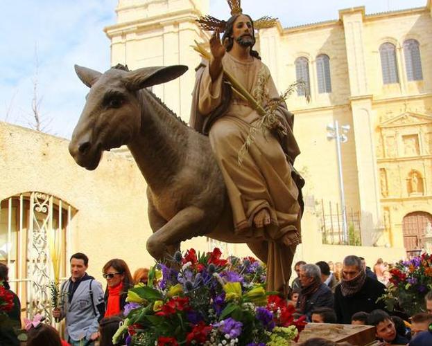 Procesión de la Borriquilla .