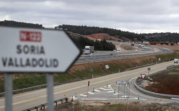 Nuevo tramo de la A-11, entre Santiuste y El Burgo de Osma.