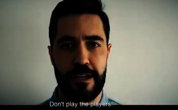 Imagend el video de la EHPU, con la imagen de Raúl Entrerríos. 