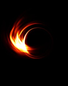 Imagen secundaria 2 - Distintas recreaciones del agujero negro de la Vía Láctea realizadas hasta ahora por la Nasa, la ESO y el EHT, consorcio que presenta hoy la imagen real que arroja. 