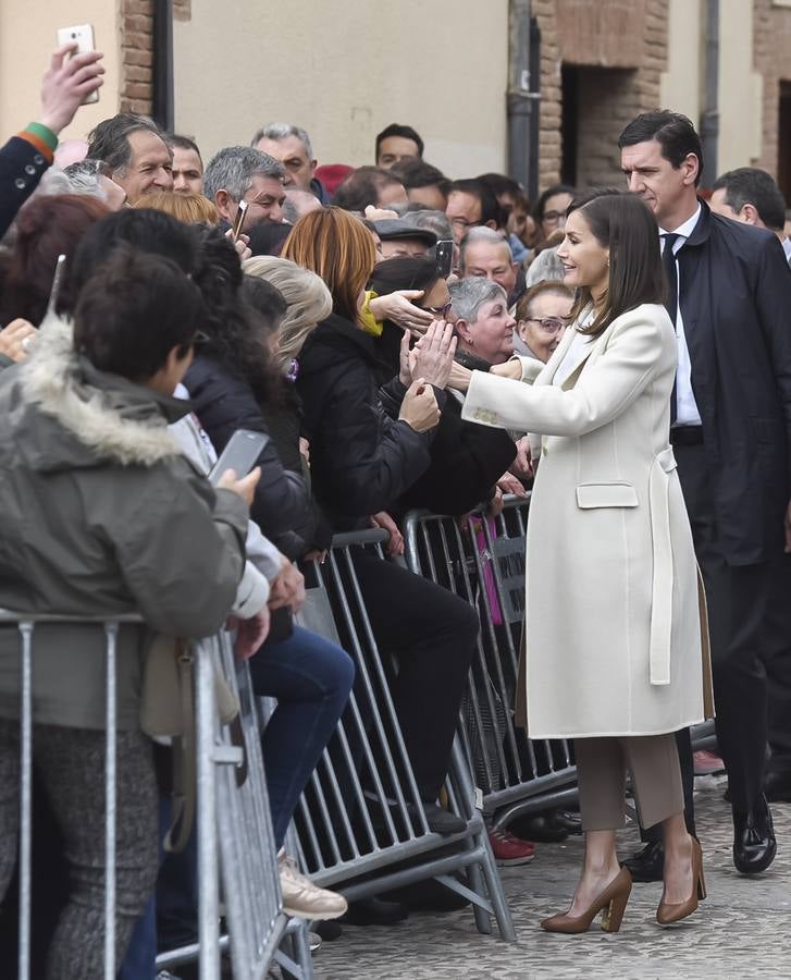 Ha recorrido dos de las tres sedes de esta nueva edición del ciclo de exposiciones de Arte Sacro, la iglesia de San Pedro y el Monasterio de la Ascensión, donde ha podido contemplar durante una hora y media las piezas expuestas