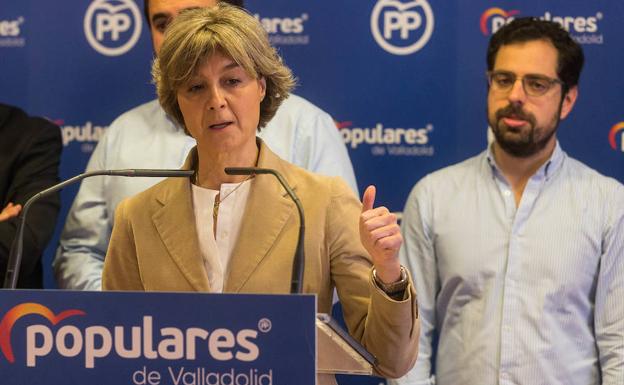 La candidata del PP al Congreso por Valladolid Isabel García Tejerina presenta el programa y la campaña electoral de su partido.