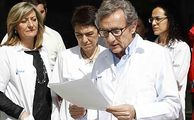 José Luis Almudi, presidente del Colegio Oficial de Médicos de Valladolid. 