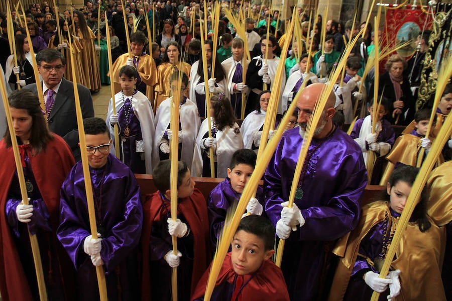 Fotos: Domingo de Ramos. Bendición de las palmas en San Miguel