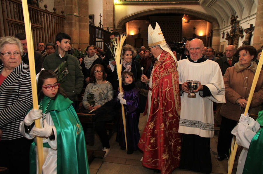 Fotos: Domingo de Ramos. Bendición de las palmas en San Miguel