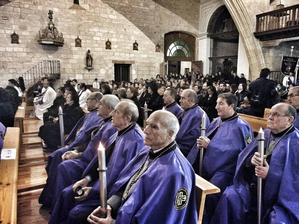 Participaron las cofradías del Santo Sepulcro de la localidad y la del Descendimiento y Santo Cristo de la Buena Muerte de Valladolid